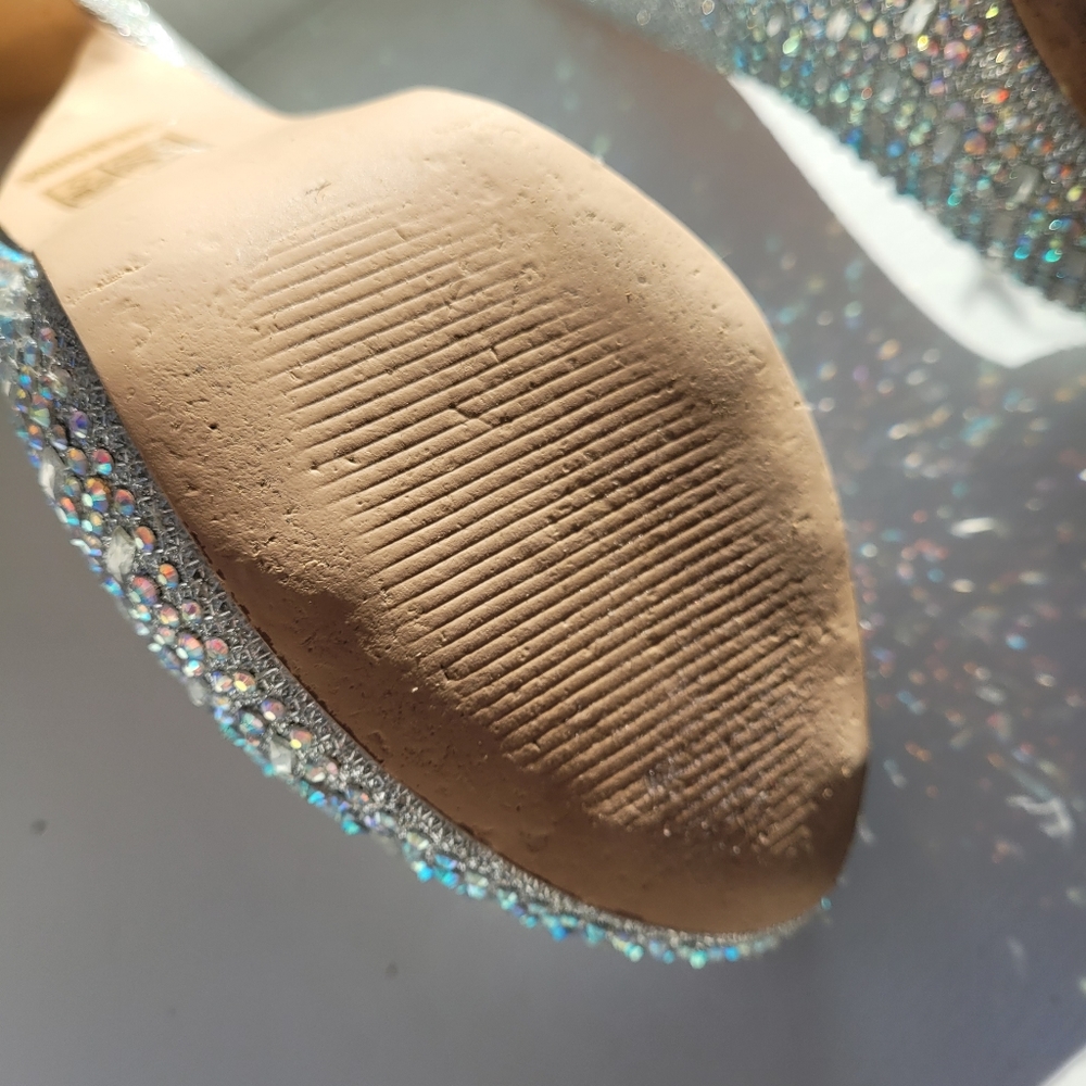 Lauren Lorraine Bella silver heels - Picture 14 of 16